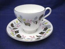 UNUSUAL SMALL SHELLEY PEDESTAL TEA CUP AND SAUCER -
