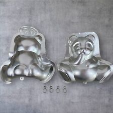 Wilton Teddy Bear Panda 3D Shaped Stand Up Cake Pan Baking Mold 502-501 BB picture