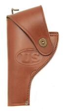 US Smith & Wesson Victory Model Revolver Holster in Brown Leather Left Hand picture