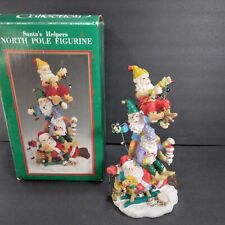 Vtg '96 Santa's Helpers North Pole Figurine The Heritage Mint Holiday Collection picture