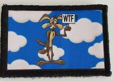 Wile E. Coyote WTF Morale Patch Tactical Army Military USA Looney Tunes 2A picture