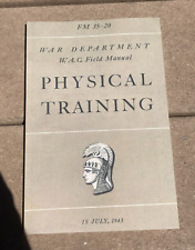 WW2 US Army Military WAC WAAC Women's Army Corps FM 35-20 Physical Training Book picture