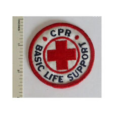 American Red Cross CPR Basic Life Support Embroidered Patch - Round picture