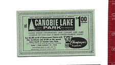 Vintage discount card 1968 Canobie Lake Park Salem New Hampshire  picture