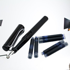 Students Ballpoint Pen Short Spin Office School Teenager ball Roller Ink Black picture