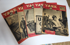 1943 - 1945 YANK WW2 MAGAZINE 5 ISSUES - ORIGINALS picture
