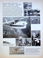 1963 Cessna 210 Aircraft 1960s Print Ad Flight Chicago Rockford IL Springfield picture