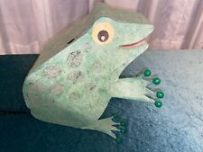 Vintage Tarogo Frog Lamp Japanese Ichiban Rice Paper picture