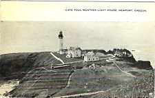 Newport OR The Cape Foul Weather Light House 1916 picture