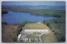 The Lake Motel Wolfeboro New Hampshire Route 28 Vintage Chrome Postcard picture