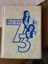Vintage 1973 Blue Devils Yearbook - Celeste High School, Celeste Texas picture