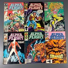 LOT OF 6 - Alpha Flight Marvel Universe Comic Books Issue #9,10,11,13,14,15 picture