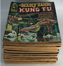 1974-1977 The Deadly Hands of Kung Fu Curtis Magazine Marvel Comics 