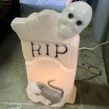 Vintage Halloween Tombstone Blow Mold picture