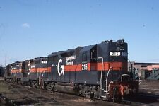 Duplicate Railroad Train Slide Springfield Terminal GP-35   #215 05/1994 Rigby picture