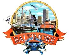 Baltimore Maryland Montage Artwood Fridge Magnet picture