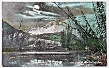 Down Bow River From Sun Dance Rd Banff Alberta Canada Moon View DB Postcard 9051 picture