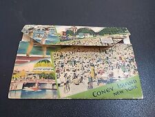 Large Letter Greetings from Coney Island, New York - c1940s Rare Set picture