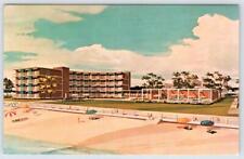 VIRGINIA BEACH VA WASHINGTON CLUB INN OCEAN FRONT HOTEL MOTEL VINTAGE POSTCARD picture