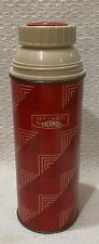 ICY HOT by THERMOS Pint Size Bottle w/ Geometric Pattern USA Vintage NO LID/CUP picture