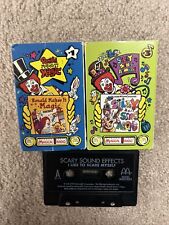 McDonald's Happy Meal Magical Radio Cassette Tapes Make Magic/Silly Song/Scary picture