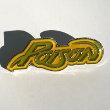 Vintage 1990 POISON band enamel cloisonne Promo pin 1