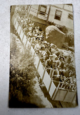 Vintage Pikes Peak Manitou Scenic Incline Railway Tram Real Photo Postcard Lot picture