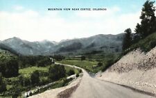 Vintage Postcard Mountain Beautiful View From Highway Near Cortez Colorado CO picture