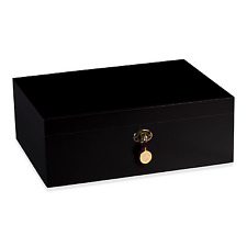 Daniel Marshall 20125 Ambiente 125-Cigar Humidor w Tray- Matte Black picture
