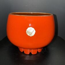 Frankhoma Orange Bowl/Flowerpot 235 With Label picture