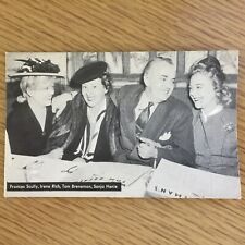 1945 Tom Breneman Breakfast In Hollywood ABC Radio Program Postcard California picture