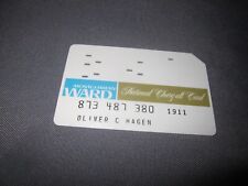 Vintage MONTGOMERY WARD CREDIT Charge National Chargall  CARD picture