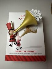 NEW Hallmark 2014 | SOUND THE TRUMPET | Keepsake Ornament Limited Edition picture