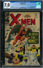 X-Men 27 CGC 7.0 WHITE PAGES 1966 - Mimic Joins the X-Men - Early Spiderman picture
