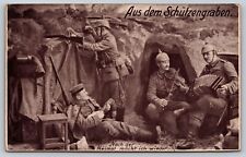 WW1 Era German Postcard from the trenches and wish I was home picture