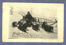Postcard Eli A. Smith U. S. M. Carrier November 14 1905 Nome Alaska AK Dog Sled picture