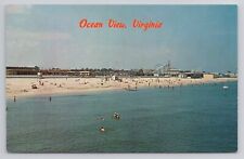 Ocean View Virginia Chrome Postcard 1025 picture