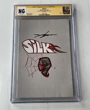 Jeehyung Lee Signed Sketch Silk 1 Coverless RA Marvel Rare Error Comics CGC NG 1 picture