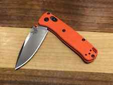 (OPEN BOX) Benchmade - Mini Bugout 533 Folding Knife with Orange Grivory Handle picture