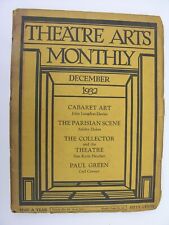 THEATRE ARTS MONTHLY December 1932 Rachel Crothers Charles Ciceri Paul Green picture