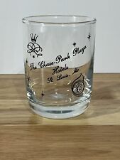 1950s St. Louis Missouri Chase Park Plaza Hotels drinking Glass Vintage MCM 4in picture