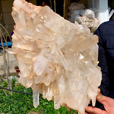 23.5LB Transparent, natural and beautiful white quartz crystal cluster sp picture