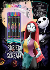Disney Tim Burton'S the Nightmare before Christmas: with Big Crayons - NEW picture