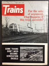 TRAINS - The Magazine of Railroading - July 1969 -  EXCELLENT CONDITION picture