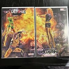 X Lives and Deaths of Wolverine #5 Connecting Cover Variants 2 Book Set NM- picture