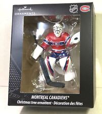 Hallmark Montreal Canadiens Goalie NHL Hockey Black Box Ornament NIB picture