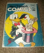 WALT DISNEY COMICS & STORIES VOL 6 #5 - GOLDEN AGE 1946 - DONALD THE MAGICIAN picture