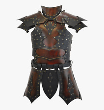 Leather Cuirass Armor Medieval Roman Costume Breastplate Viking LARP Armor  picture