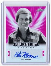 Pat Boone 2019 Leaf Pop Century Autograph Card # /15 - Signature Authentic Auto picture