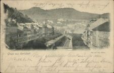 Gruss aus Karlsbad Austria 1898 Used Postcard picture